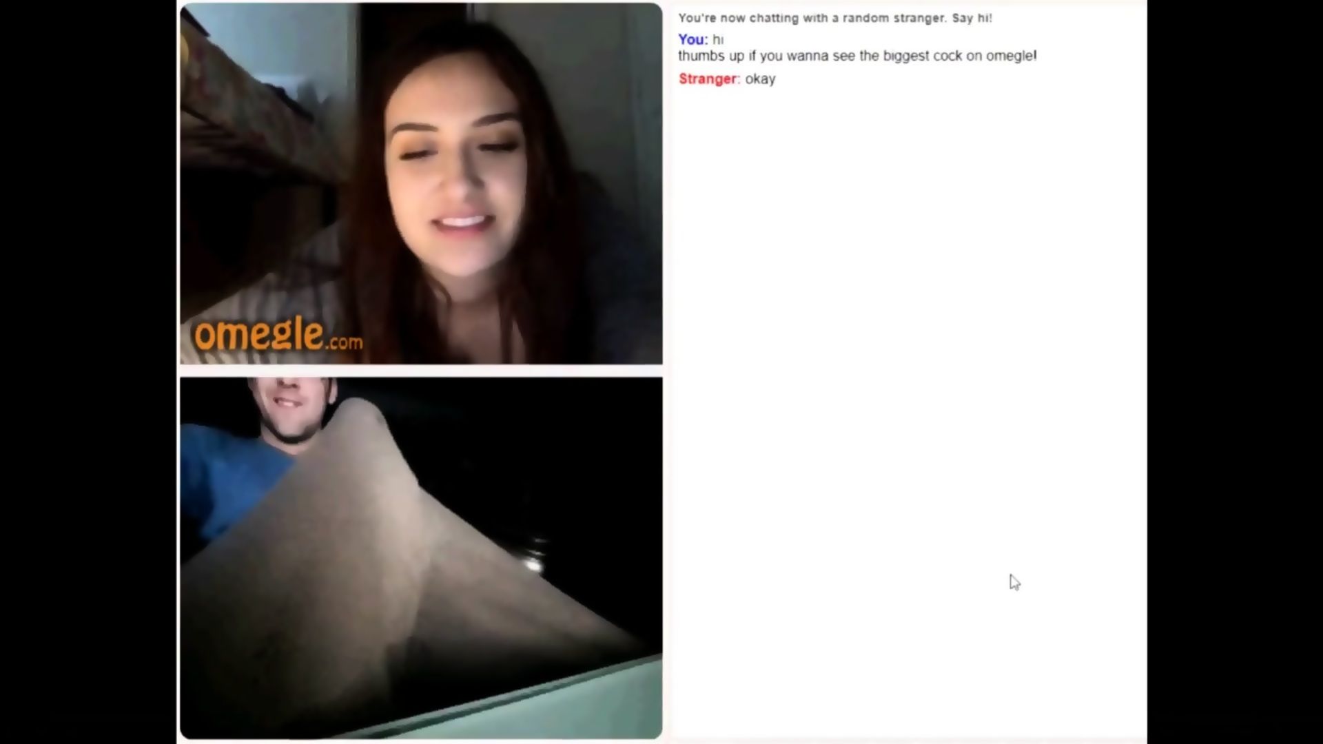 Scuttlebutt recommendet omegle big cock shock reaction