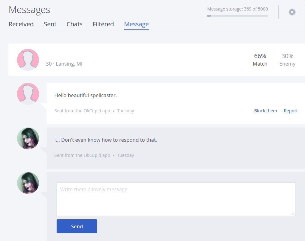 best of Com messages okcupid Www