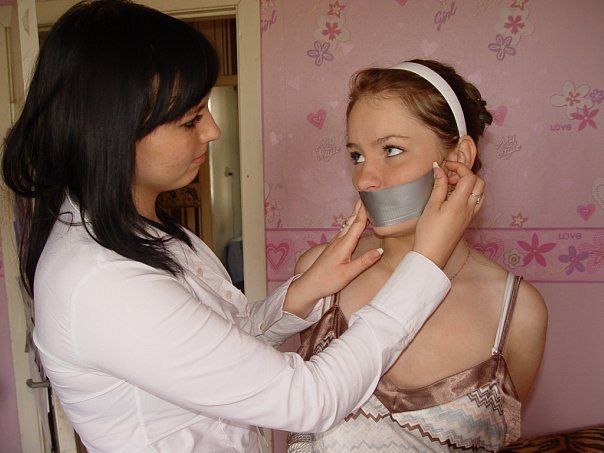 best of Sex gagged teen Russian tape