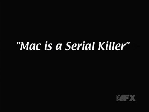 Reverend reccomend Mac is a serial killer