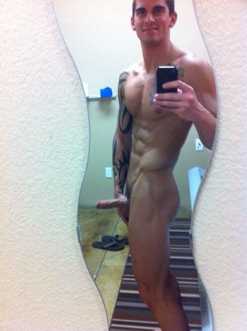 Nude white guys self shot