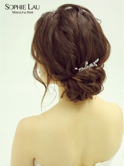 Asian hair updo