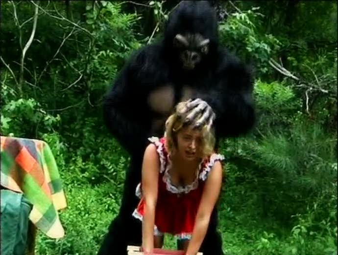 best of Naked girl Gorilla a fucking