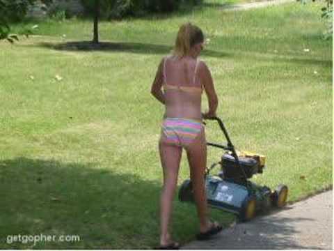 best of Bikini Lawn mower