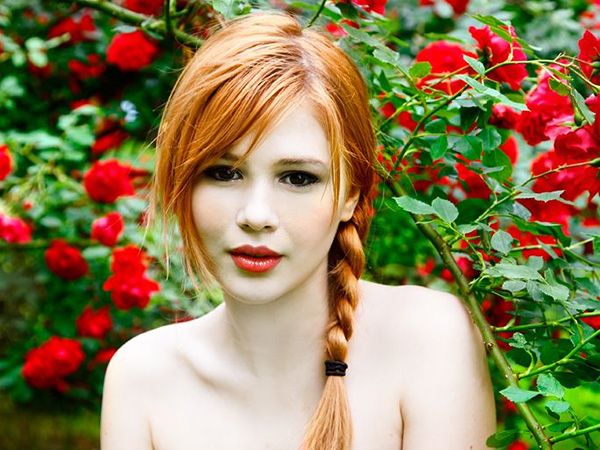 best of Girl pigtails from with Redhead