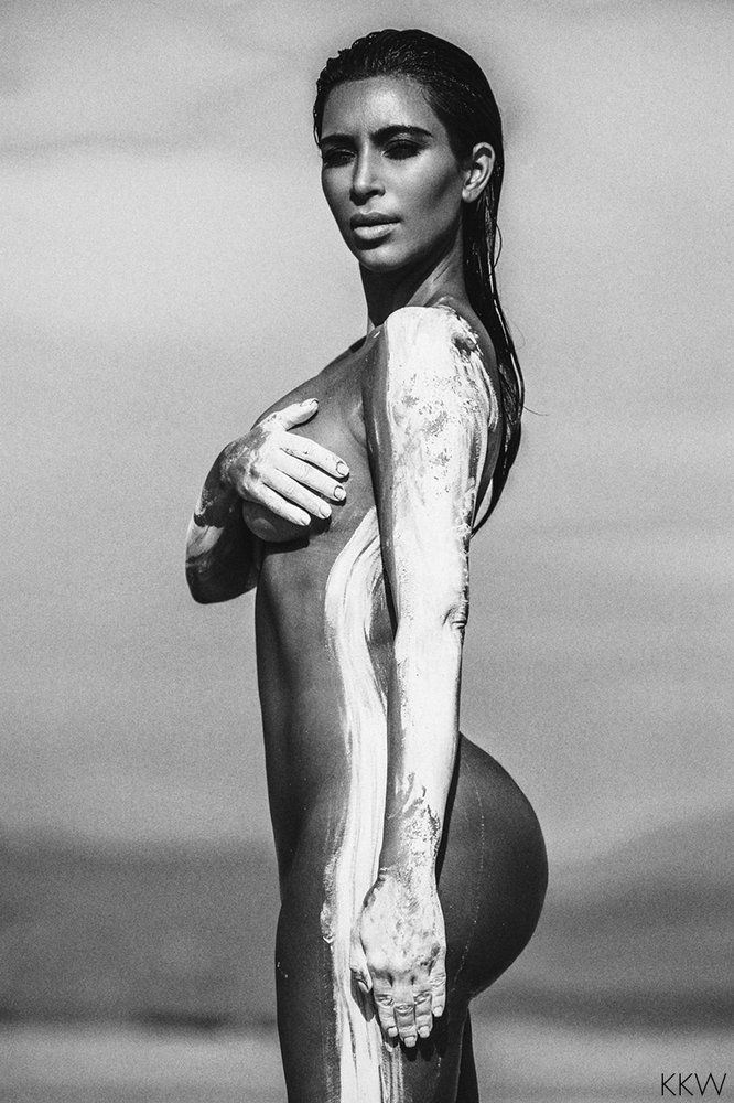 best of Black white and kardashian nude Kim