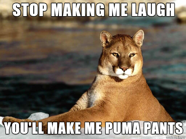 Puma pants joke