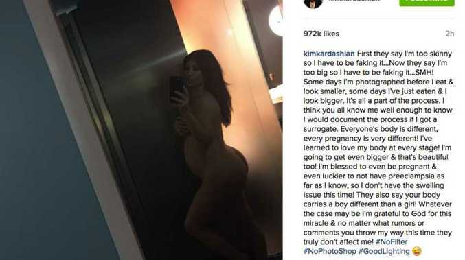 Kim k pragnent naked