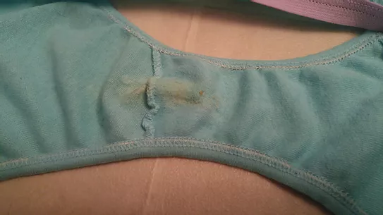 Dirty stained panty