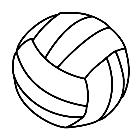 best of Volleyball Drawing of a