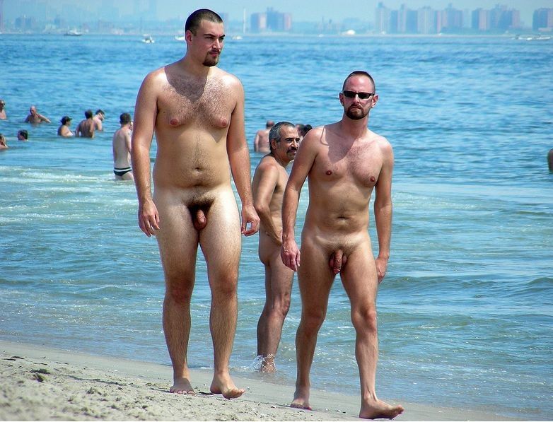 Men nudist beach