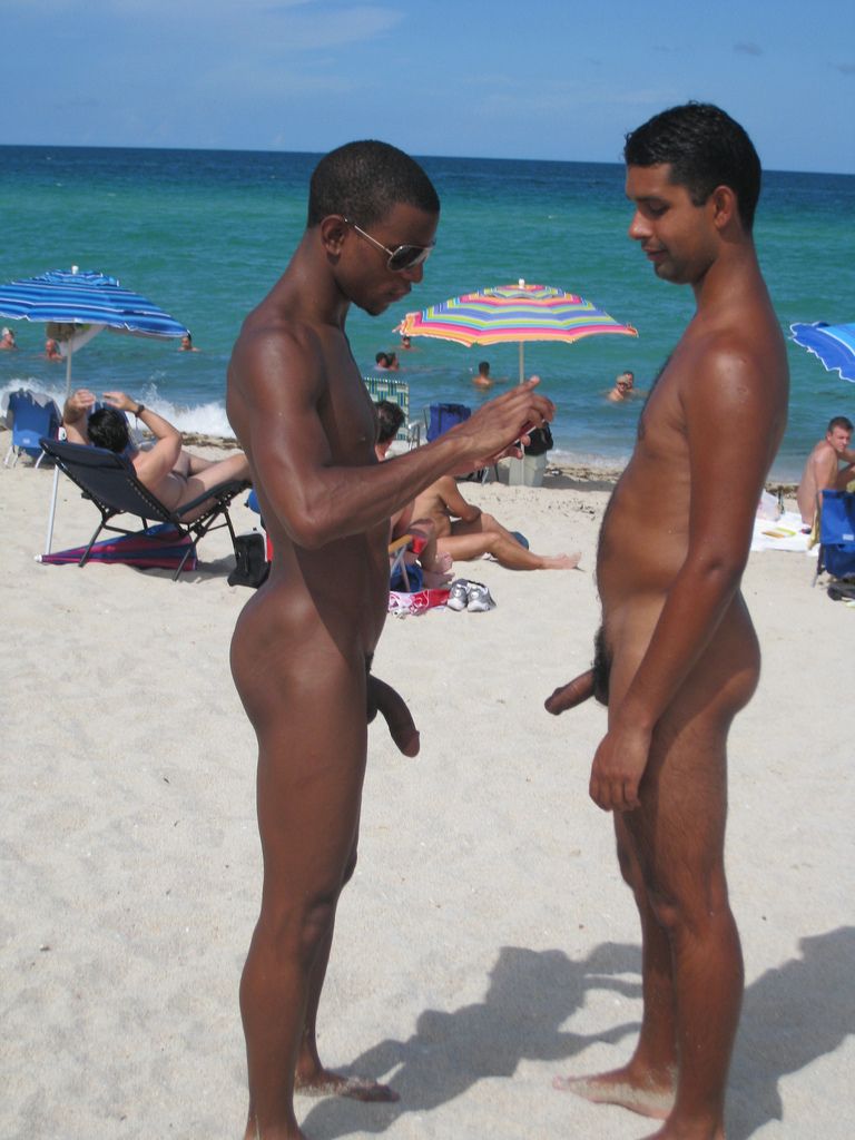 Men nudist beach