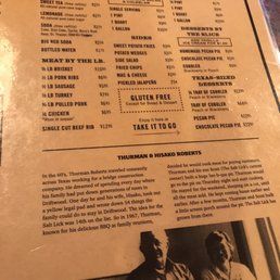 best of Menu Salt lick